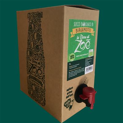 Succo Bergamotto biologico di Calabria 100% formato Bag in Box 3L Le terre di zoè 3
